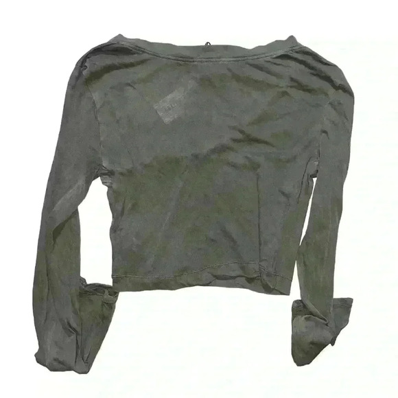 NWT Urban Outfitters Crop  top Mose green Medium - Picture 2 of 8